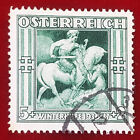 Briefmarke 5+2 Groschen Schilling Österreich gestempelt Winterhilfe 1936/37