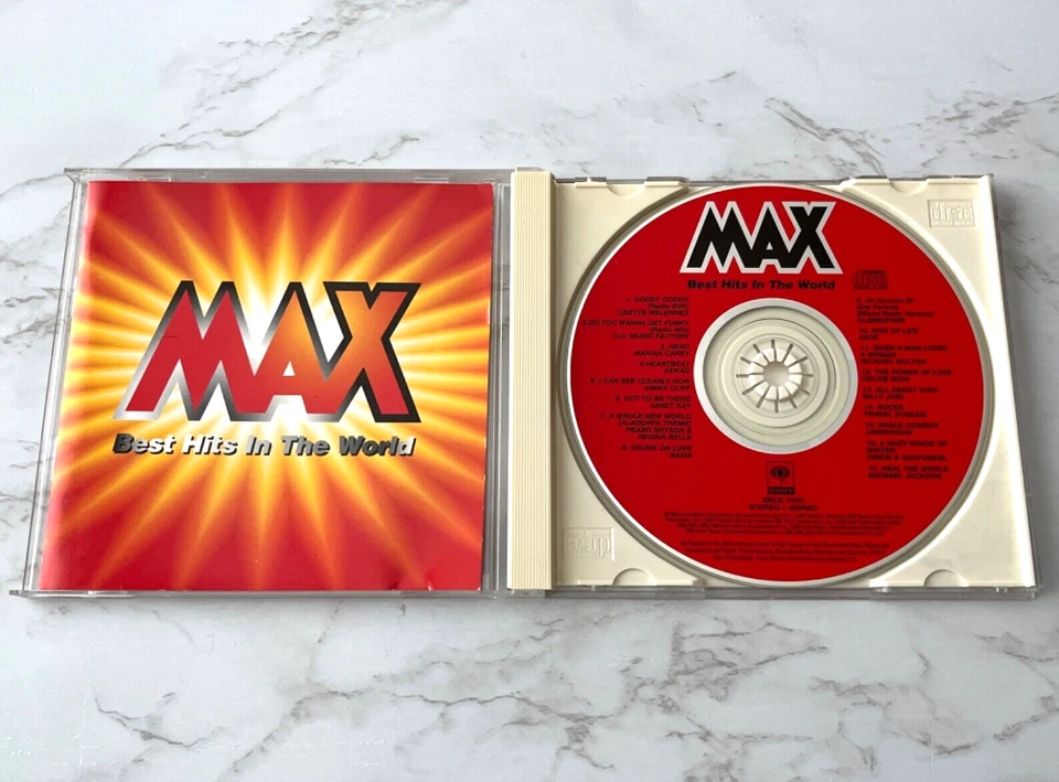 Max Best Hits In The World CD JAPAN IMPORT! Sony SRCS 7500 Michael Jackson, Sade - Image 1 of 4