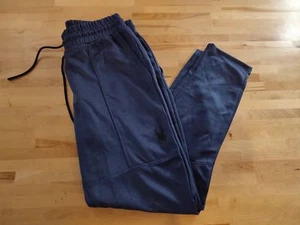Neu ohne Etikett Spyder Active Jogginghose feuchtigkeitsableitend spitz zulaufendes Bein blau Medium - Bild 1 von 4