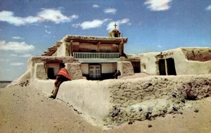 Mission von Santa Ana Pueblo Kirche New Mexico Postkarte - Bild 1 von 2