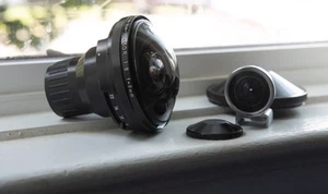 Nikon Nikkor 8mm f/8 Circular Fisheye Lens Mirror Lock-Up Lens w/Finder - Picture 1 of 14