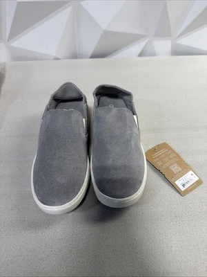 Olukai Women’s Pehuea Luxe Suede Slip On Shoes Gray Color Size- 7 - Image 1 of 4