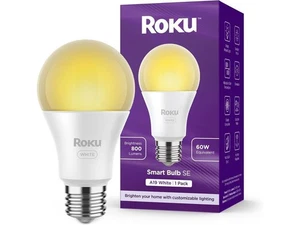 Roku Smart Bulb SE, A19 White, 1-Pack - Picture 1 of 3