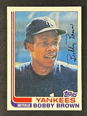 1982 Topps #791 Bobby Brown New York Yankees - Image 1 of 3