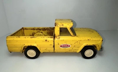 TONKA Rare 1/18 Yellow JEEP GLADIATOR PICK-UP TRUCK VTG 1960’s For Restoration - Image 1 of 4