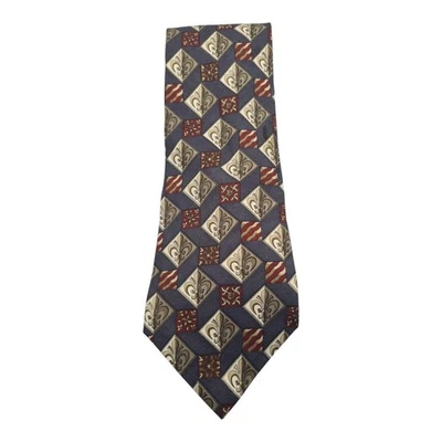 Aquascutum Silk Tie  Vintage Necktie Pattern Rare Designer Luxury - Image 1 of 4