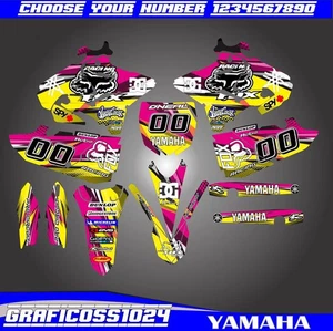 2015-2020 YAMAHA YZ 125 250 GRAPHICS KIT DECALS DECO YZ125 YZ250 2019 2018 2017 - Picture 1 of 5