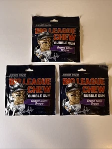 Aaron Judge New York Yankees Big League Chew Grand Slam Grape Kaugummi 3 Packungen - Bild 1 von 2
