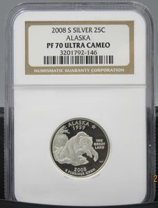 2008 S Alaska Silver NGC PF 70 UCAM - Picture 1 of 1