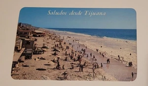 Playas de Tijuana Beach Baja California México Postal RPPC Sin Publicar - Imagen 1 de 4