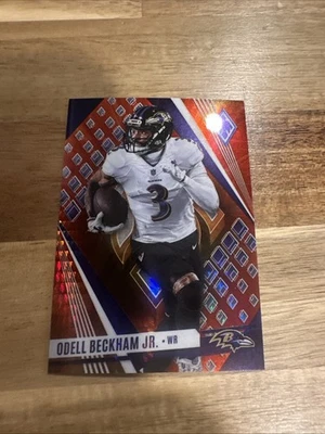 2023 Panini Phoenix Fire Burst /340 Odell Beckham Jr Baltimore Ravens  - Image 1 of 4