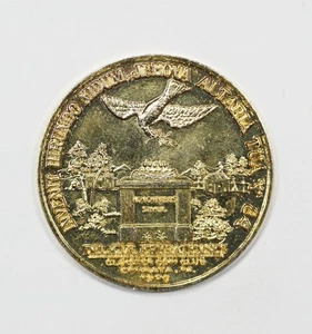 1970 Kreuzgang Münze Club Ephrata PA vergoldet Medaille - Bild 1 von 2