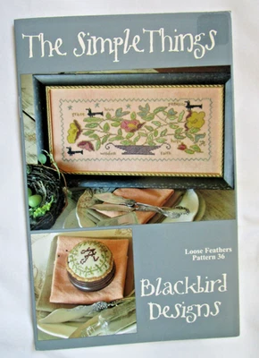Blackbird Designs "The Simple Things" Counted Cross Stitch Pattern - Image 1 of 4