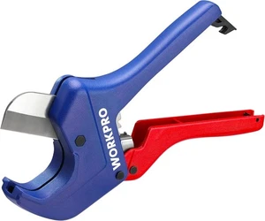 WORKPRO Ratchet PVC Pipe Cutter Tool, Up to 2-1/2", Pex 2-1/2"(63mm) - Picture 1 of 9