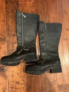 Stivali moto Harley-Davidson donna neri taglia 9,5 usati - Foto 1 di 11