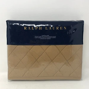 Ralph Lauren Cromwell Modern Equestrian European Sham Quilted 26x26 NEW - Picture 1 of 3