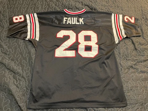 Stitched Gridiron Greats MARSHALL FAULK #28 1993 San Diego State Jersey  sz 54 Cover