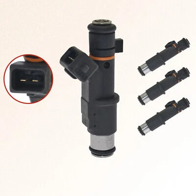 4x 01F004A Fuel Injector For Peugeot 406 407 607 608 Citroen C8 2.2L 2000-2010 — 第 1/4 张图片
