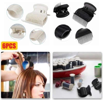 6x Hot Roller Clips Hair Curler Claw Clip for Women Girls Hair Section Styling - Image 1 of 4