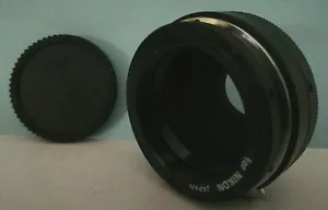 OEM Panasonic WV-AD16A C-Mount Lens Adaptor w/ WV-LT22 Adaptor for NIKON Cameras - Picture 1 of 6