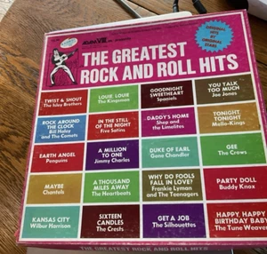 The Greatest Rock and Roll Hits~4LP Box Set~Frankie Lyman~The Isley Brothers - Foto 1 di 6