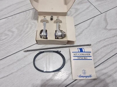 Vintage Campagnolo C Record "Kit Comandi" Syncro Downtube Friction Shifters NOS - Image 1 of 4