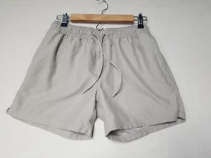 COTTON ON GARMENT Men's Pull On Shorts Size Small Khaki Drawstring Elastic - Picture 1 of 9