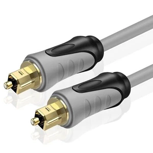 Cable de audio óptico digital de 10 pies - Cable óptico Hi-Fi TOSLINK para barra de sonido - Imagen 1 de 9