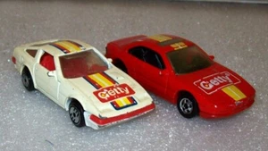 2 autos promocionales Hot Wheels Getty 1991 Nissan 300ZX y BMW 850I de 1992 - Imagen 1 de 7