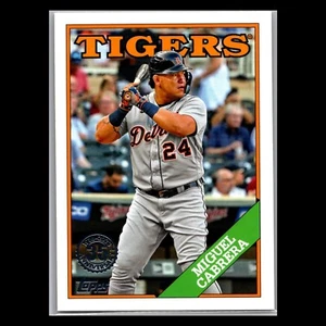 2023 Topps Series 1 – #T88-39 Miguel Cabrera 1988 Baseball – Detroit Tigers - Picture 1 of 2