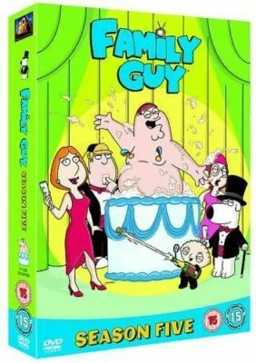 Family Guy - Season 5 DVD Comedy (2006) Seth MacFarlane Free Royal Mail Delivery - Image 1 of 4