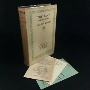 The Tent & Other Stories ~ Liam O'Flaherty ~ J Cape (1st Edition HC DJ 1926) - Picture 1 of 17