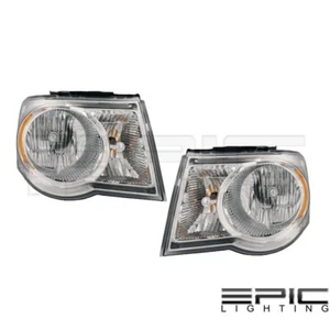 Fits 2007-09 Chrysler Aspen Headlights Headlamps Pair Left right set - Bild 1 von 2