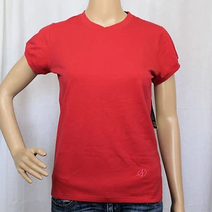 Camisa de coral vintage vintage con manga gorra NordicTrack mediana para damas - nueva con etiquetas - Imagen 1 de 10