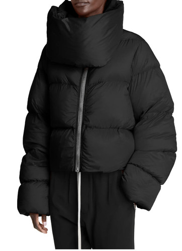 Rick Owens Giacca Piumino Giacca Collo Imbuto