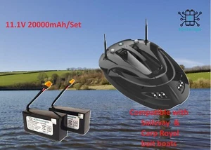 Carp Royal Bait Boat Batterie Compatible Lithium 11,1V 20Ah ALTechnologies - Photo 1/4
