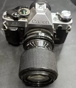Canon AE-1 Program Film Camera With Tamron 70-210mm 1:4-5.6 Lens - Picture 1 of 3