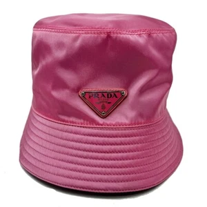 Prada Pink Canvas Bucket Hat - Picture 1 of 7
