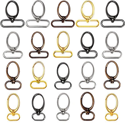 GREEN GRIZZLY Taschenverschlüsse Hummer drehbar Triggerclips Druckknopphaken 20 25 30 40mm