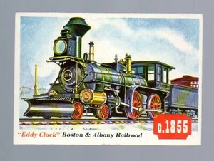 Rails and Sails (1955) - Card # 63 - TOPPS - "Eddy Clock" - Picture 1 of 2