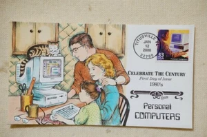 Personal Computers Celebrate the Century 1980s FDC HP Collins#X3114 Sc#3190n - Picture 1 of 1