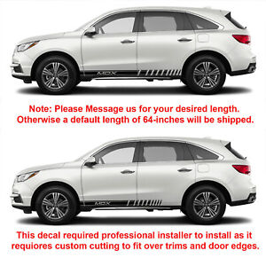 2X Multiple Color Graphics Symbol Car Racing Vinyl Decal Sticker for Acura MDX