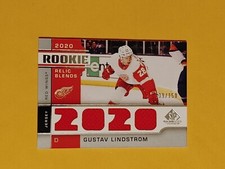 2020-21 SP Game Used Rookie Relic Blends Jersey #RB-GL Gustav Lindstrom RC #/150