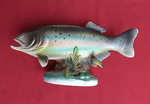 Vintage Napcoware Import Japan Rainbow Trout Planter Large 10" Long C 5432 MCM - Picture 1 of 16