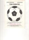 Southend United Supporters Greensward 1984 programme teamsheet ticket Sunday