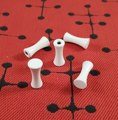 Herman Miller Nelson Thin Edge Miniature Jewelry Chest Hourglass Drawer Pull - Image 1 of 4