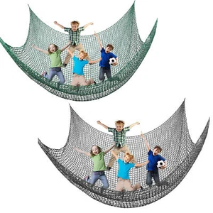 Kletternetz Spielplatz, Doppeltschichten Kinder Sicherheitsnetz Klettergerüst - Bild 1 von 14