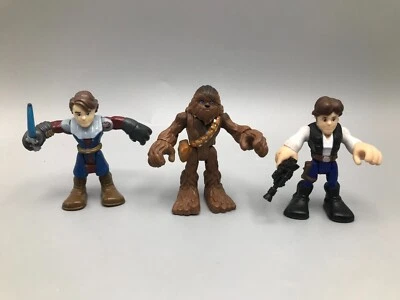 Lote Figuras Playskool Galactic Heroes 2011 Hasbro Star Wars Jedi Force 2.5" Foto 1 de 4