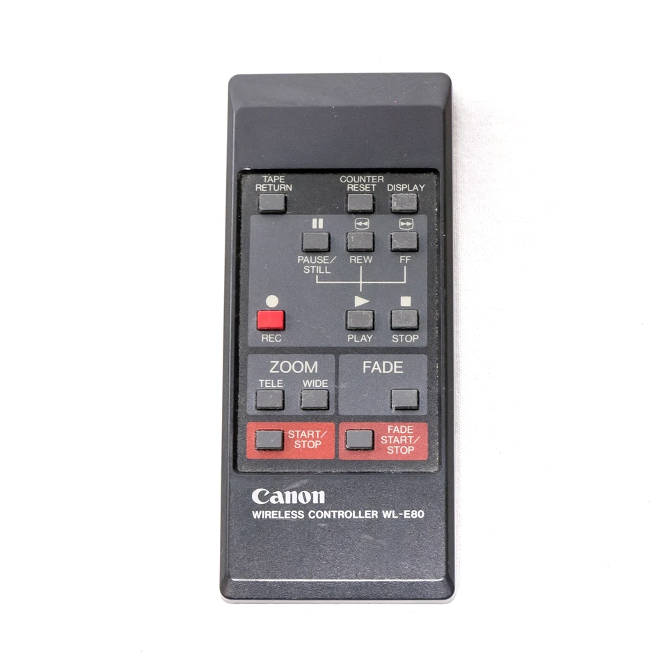 ⭐ Videocámara Canon WL-E80 WL-E80EXP genuina OEM control remoto inalámbrico ⭐ Foto 1 de 4