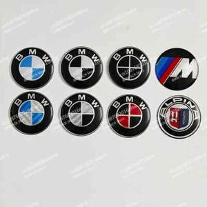1PC 45mm Car Steering Wheel Badge Emblem Stickers for BMW E36 E46 E53 E90 E60 - Picture 1 of 34